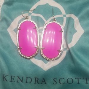 Kendra Scott pink earrings